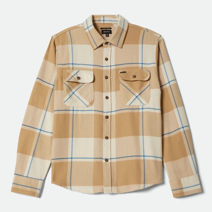 BRIXTON ( ブリクストン ) / ネルシャツ チェックシャツ / BOWERY FLANNEL - WHITECAP/SAND/CYBER BLUE / 01213｜タータスストアー大阪