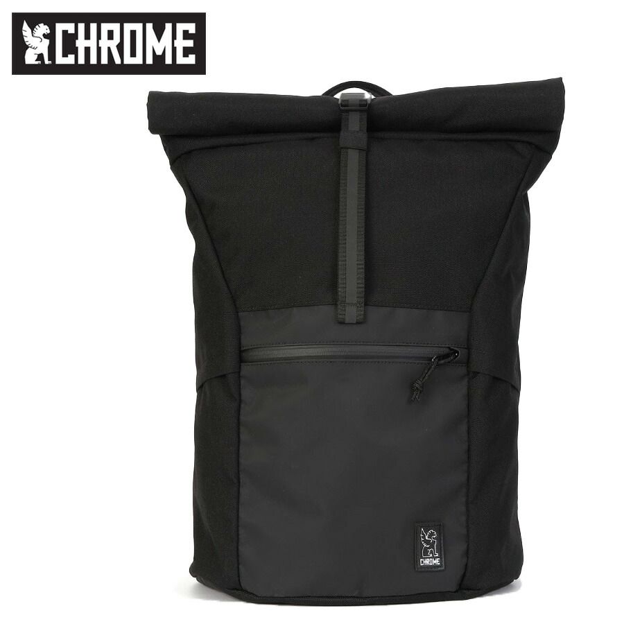 CHROME クローム / 雨合羽 背嚢 うしろ側容器に並べる / YALTA 4.0 BACKPACK - BLACK / JP212BK / 黒いこと 黒 ロゴタイプ 分かりやすい 無地