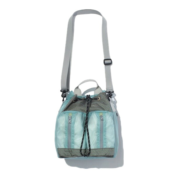 F/CE. (エフシーイー) /合切袋合切袋 サコッシュ / 7L / CORDURA SIL NYLON DRAWING  - GREEN /  FCD36251B0002 FCE 緑であること 上半身御徒面子 コーデュラ ボディバッグ・ウエストポーチ-バッグ