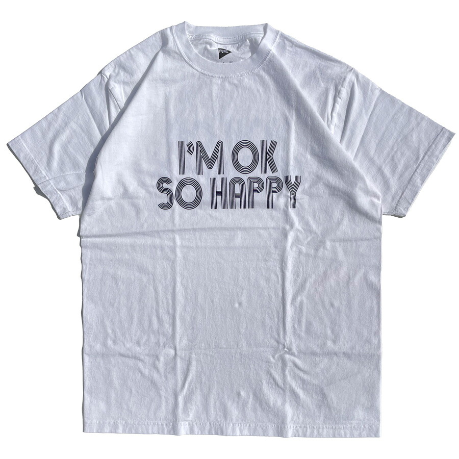 FUNG(ファング) / 半袖 Tシャツ / I'M OK TEE - WHITE / メンズ 白 ホワイト