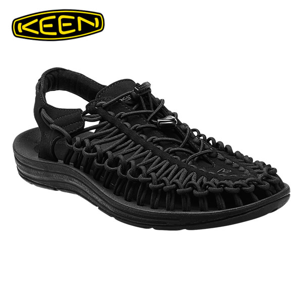 KEEN キーン/ スポーツサンダル アウトドアシューズ / UNEEK - BLACK x BLACK / 1014097 / メンズ ユニーク ブラック 黒 シンプル 定番