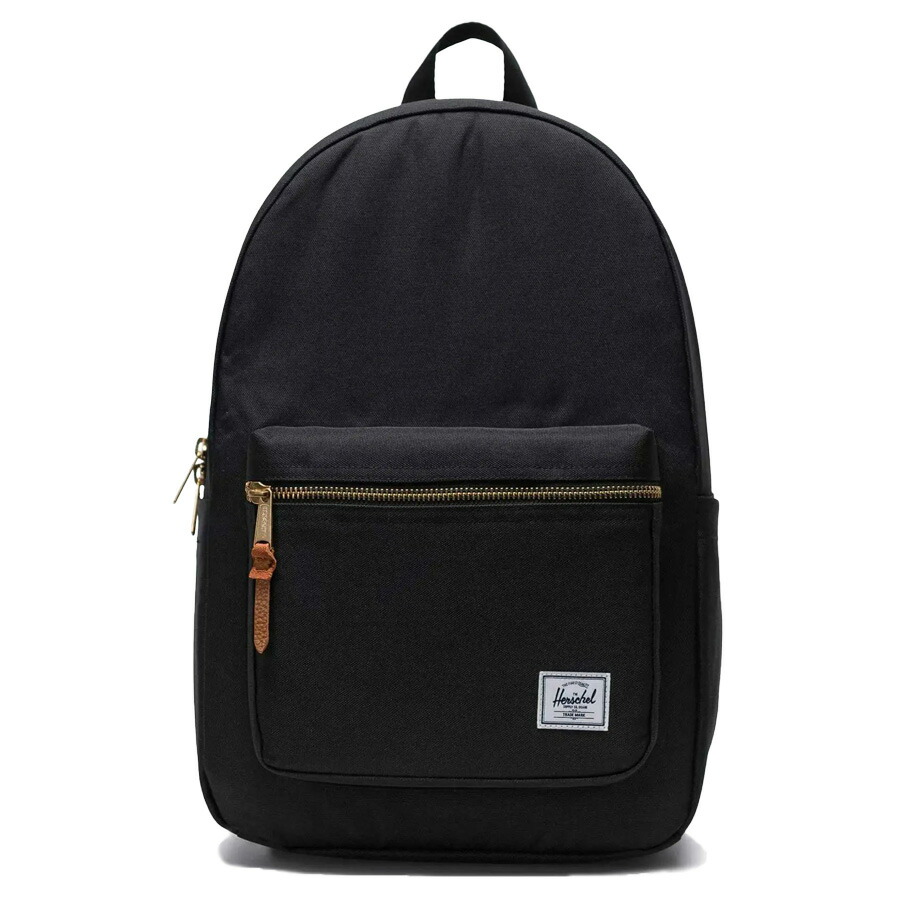 Herschel Supply ハーシェルサプライ / 背嚢 うしろ側容器に並べる / SETTLEMENT BACKPACK  - BLACK / 11407-00001 / 23L / メンズ レディース ユニ一発やる 黒いこと 黒 一般受け 定番 分かりやすい 通い通学 アウトドア