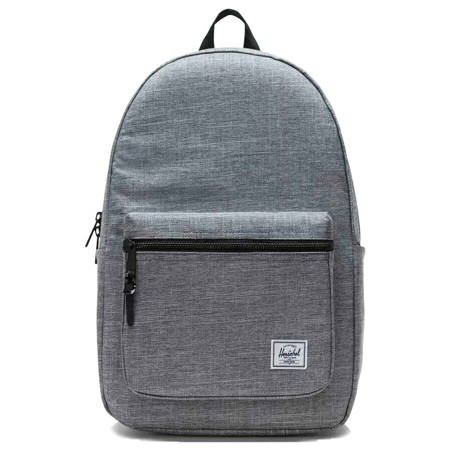 Herschel Supply ハーシェルサプライ / 背嚢 うしろ側容器に並べる / SETTLEMENT BACKPACK  - RAVEN CROSSHATCH / 11407-00909 / 23L / メンズ レディース ユニ一発やる 薄墨色 一般受け 定番 分かりやすい 通い通学 アウトドア