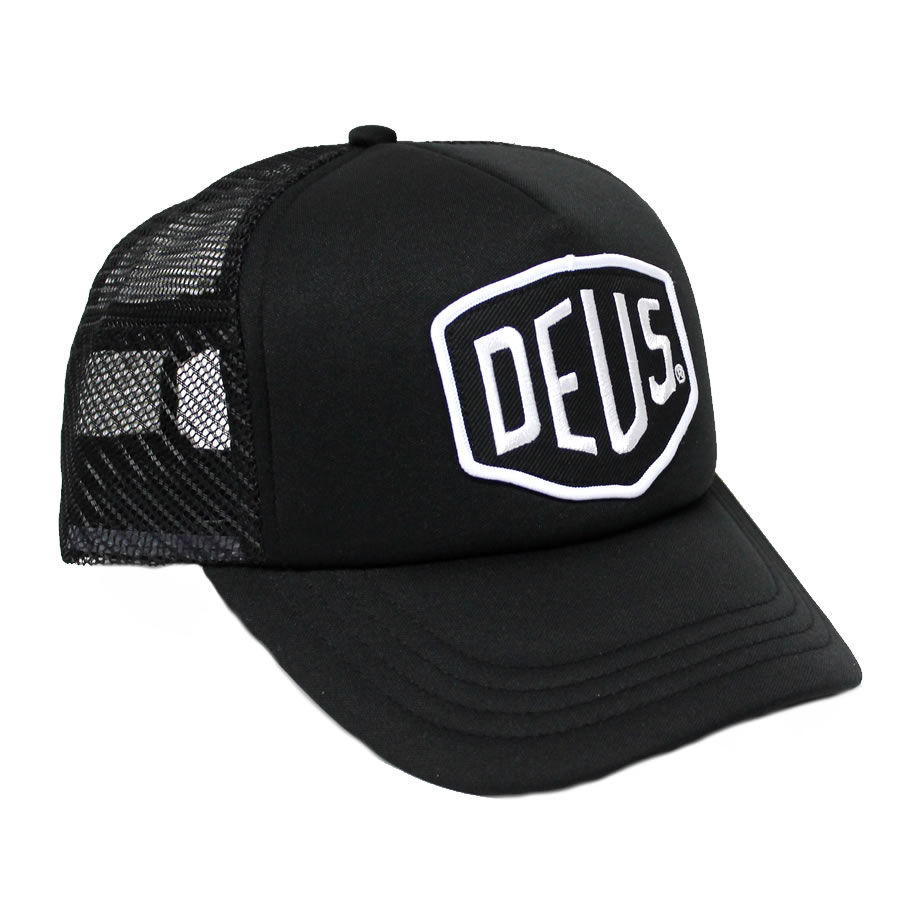 楽天市場 正規品 無料ラッピング可 Deus Ex Machina デウスエクスマキナ メッシュキャップ 帽子 Raised Shield Trucker Navy White Dms メンズ レディース ユニセックス スナップバック Cap ネイビー 紺 ロゴ デウス エクス マキナ De タータス