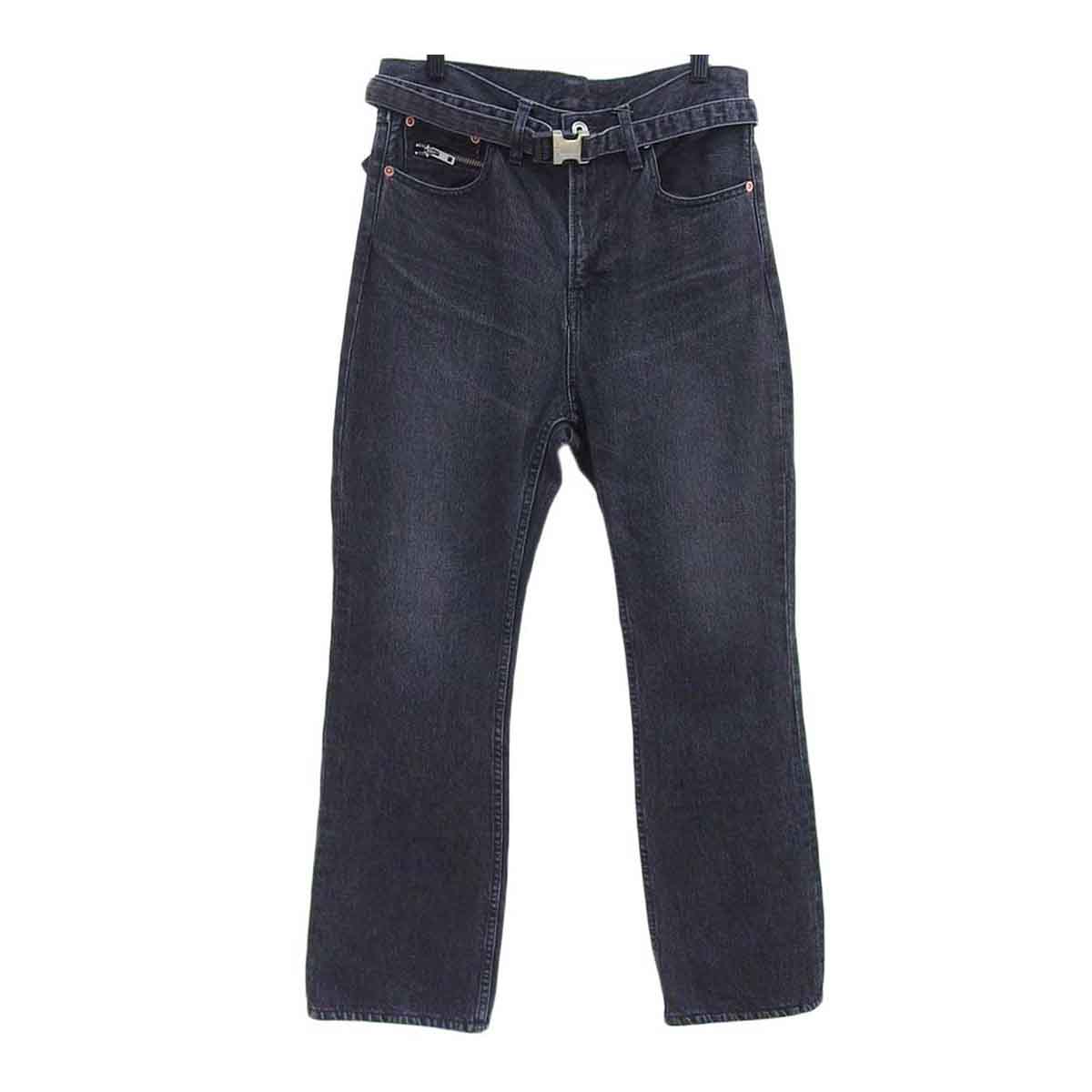 関税送料込【Marine Serre】ワイドレッグ パッチワーク ジーンズ Marine Serre ワイドレッグ パッチワーク ジーンズ