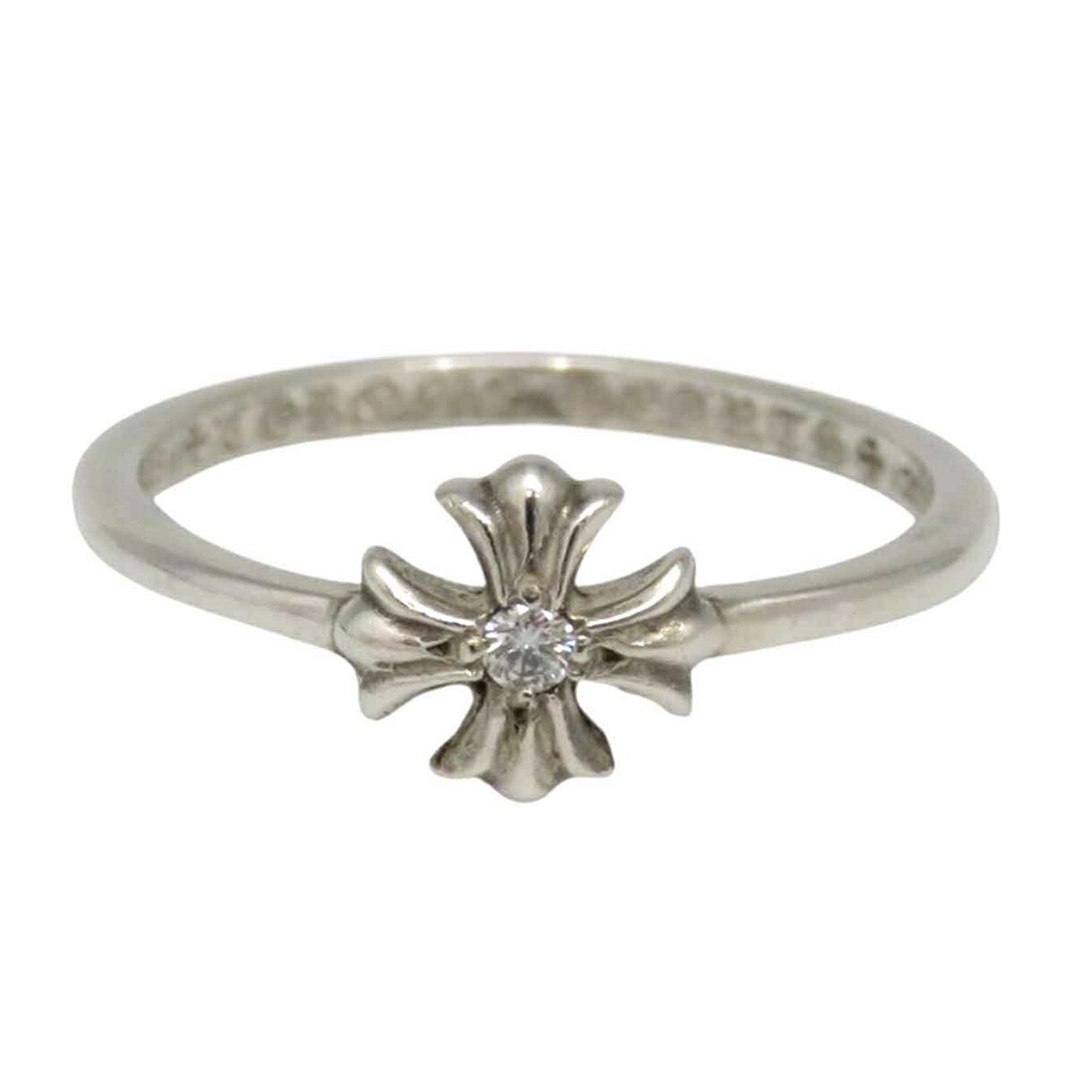 【美品】クロムハーツ バブルガムリング CHクロス8号 クロムハーツ リング/指輪 (CHROME HEARTS) バブルガム リング