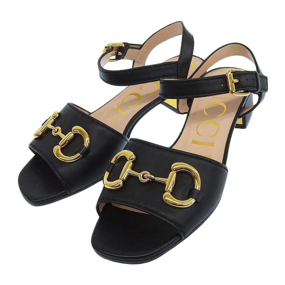 GUCCI イエローバンブーサンダル GUCCI×adidas ロゴ プラットフォーム サンダル 702398 702398