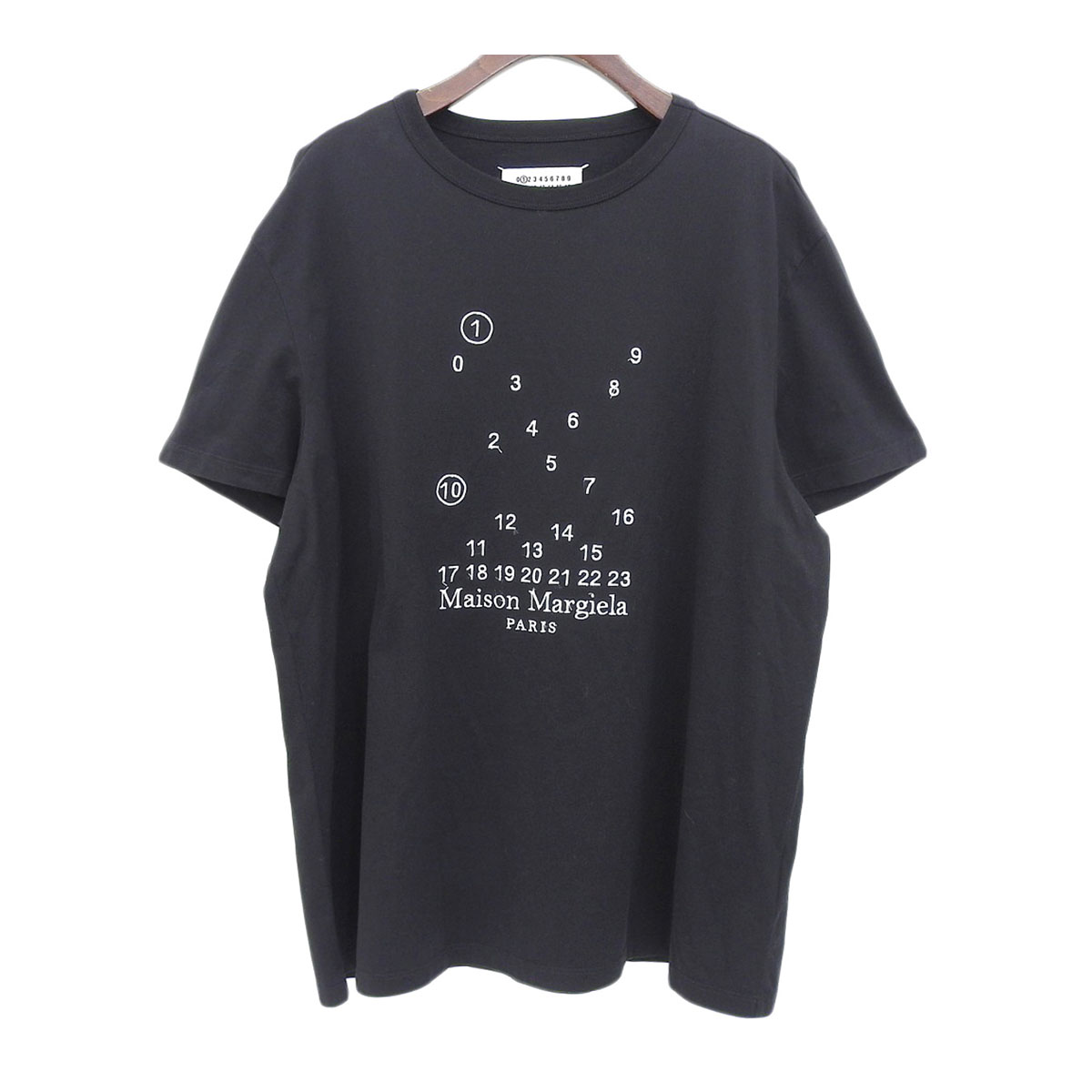 3029【希少・美品】マルジェラ モーションカレンダー バックロゴ Tシャツ 3029【希少・美品】マルジェラ モーションカレンダー バックロゴ