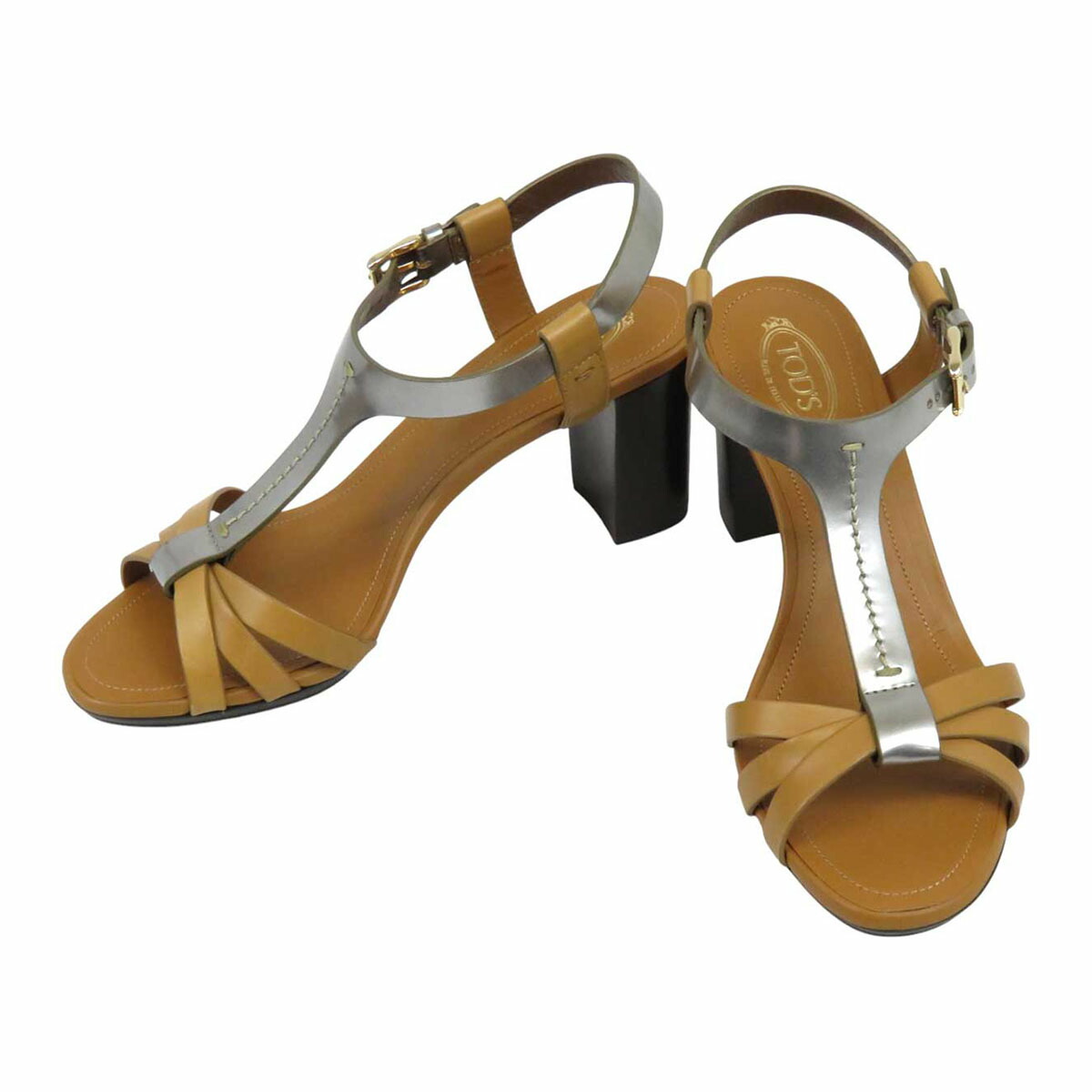 トッズ Tod’s ケイト ブラウンサンダル 22.5 / 34.5サイズ トッズ Tod's ケイト ブラウンサンダル 22.5 / 34.5サイズ TOD'S