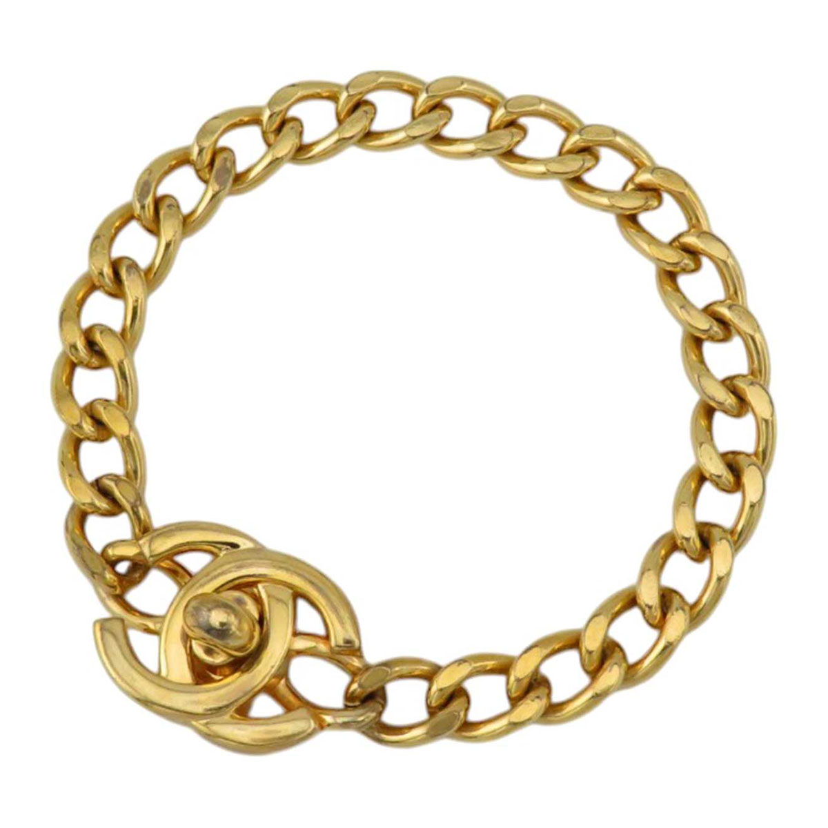 CHANEL 6連 チェーン ブレスレット ココマーク ヴィンテージ CHANEL 6連 チェーン ブレスレット ココマーク ヴィンテージ