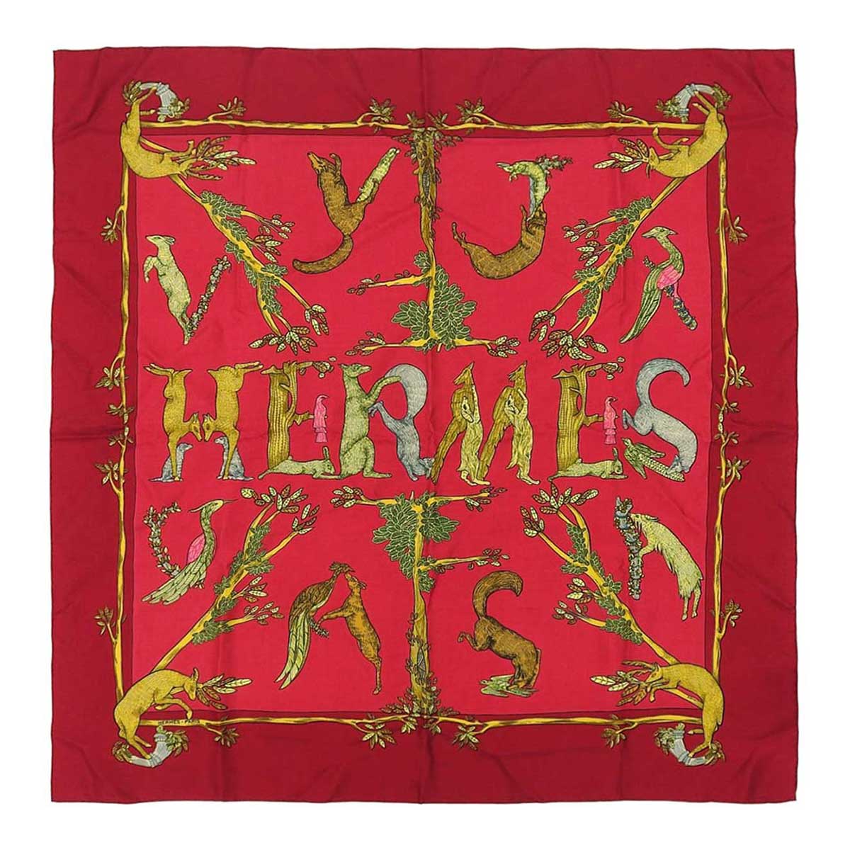 HERMESエルメス　スカーフ　カレ90 EQUATEUR 赤道直下 HERMES - エルメス HERMES スカーフ カレ90 EQUATEUR 赤道直下