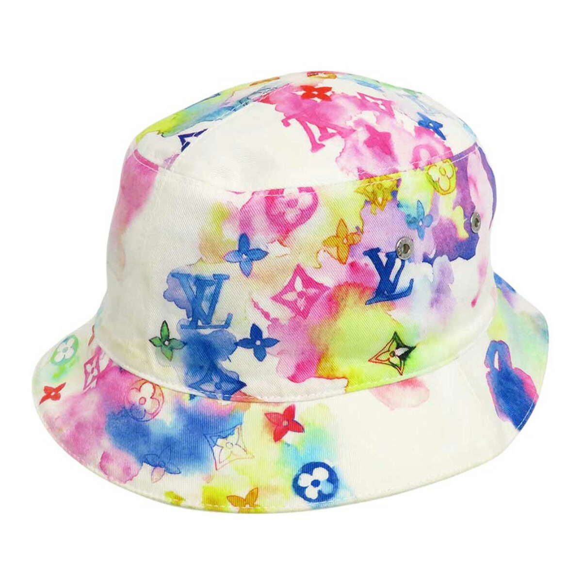 【美品】ルイヴィトン　リバーシブルバケットハット　ボネ・モノグラムバンダナハット LOUIS VUITTON （未使用保管品）ルイ ヴィトン バケットハット
