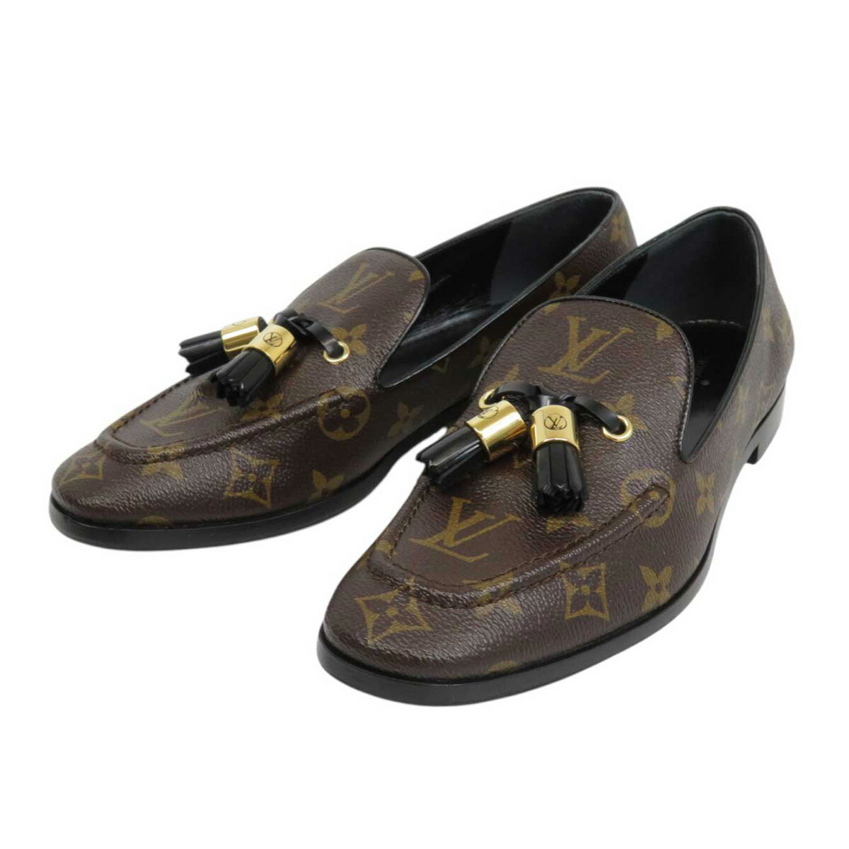 美品✨ルイヴィトン アッパーケース ローファー LV金具 モノグラム 23cm 美品✨ルイヴィトン アッパーケース ローファー LV金具