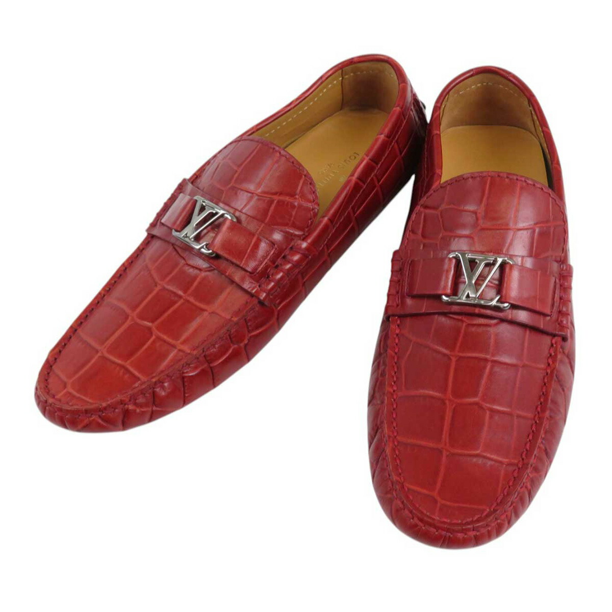 ルイヴィトン ホッケンハイムライン モカシン ドライビングシューズ メンズ ブ… 楽天市場】LOUIS VUITTON ルイヴィトン サイズ:7 1/2 パイソン