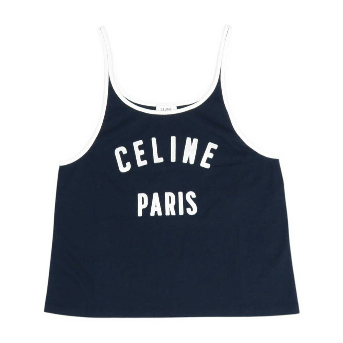 楽天市場】【セリーヌ】Celine ロゴ アスレチックニット タンクトップ