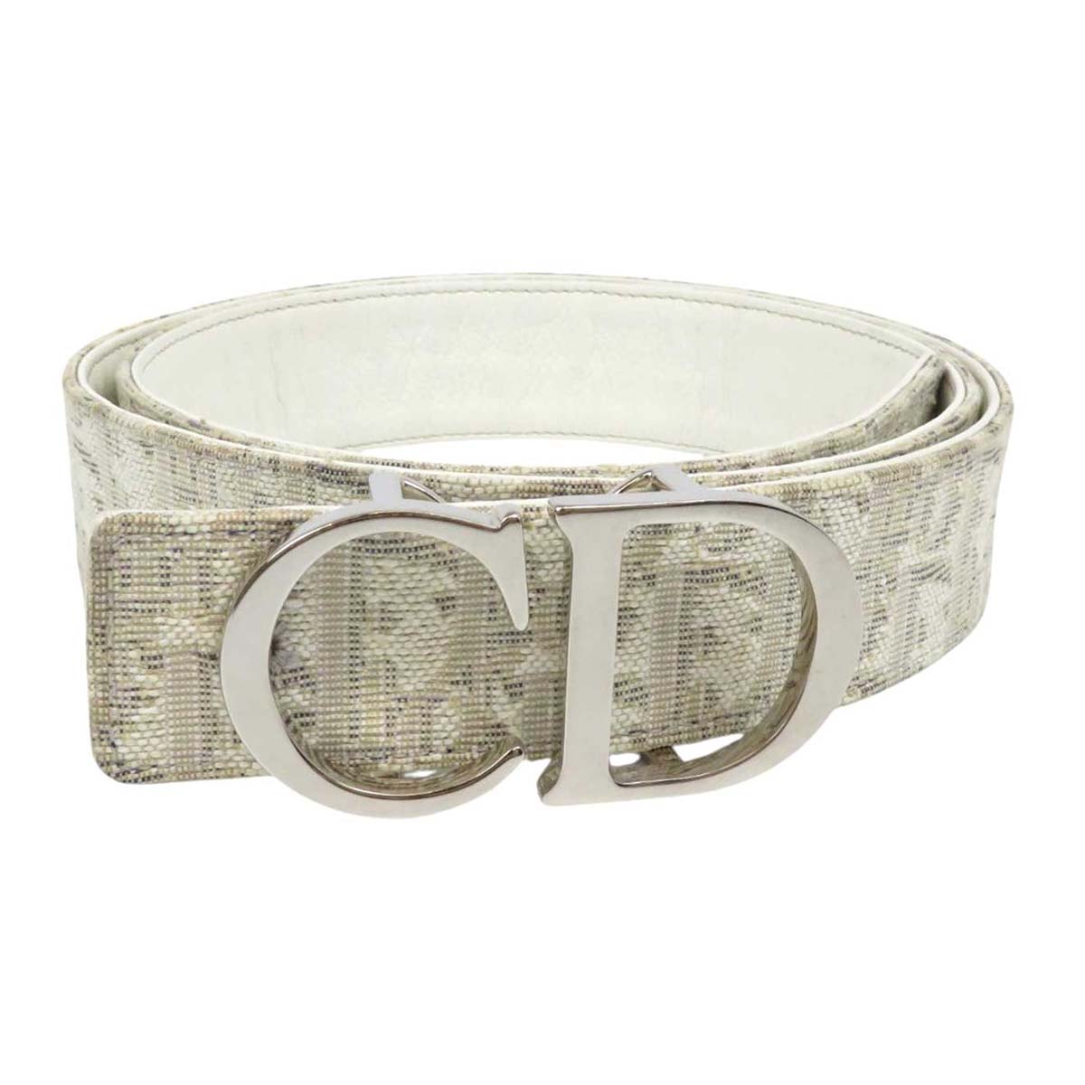 Dior リバーシブル ベルト オブリーク ロゴ バックル　シルバー 取寄 大人気Dior リバーシブル ベルト オブリーク ロゴ バックル