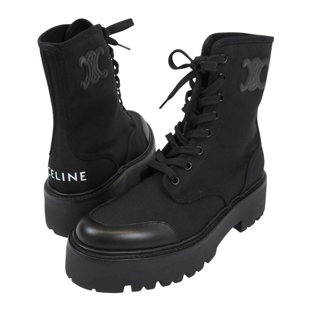 楽天市場】CELINE(セリーヌ) バルキー ジップドブーツ ブーツ