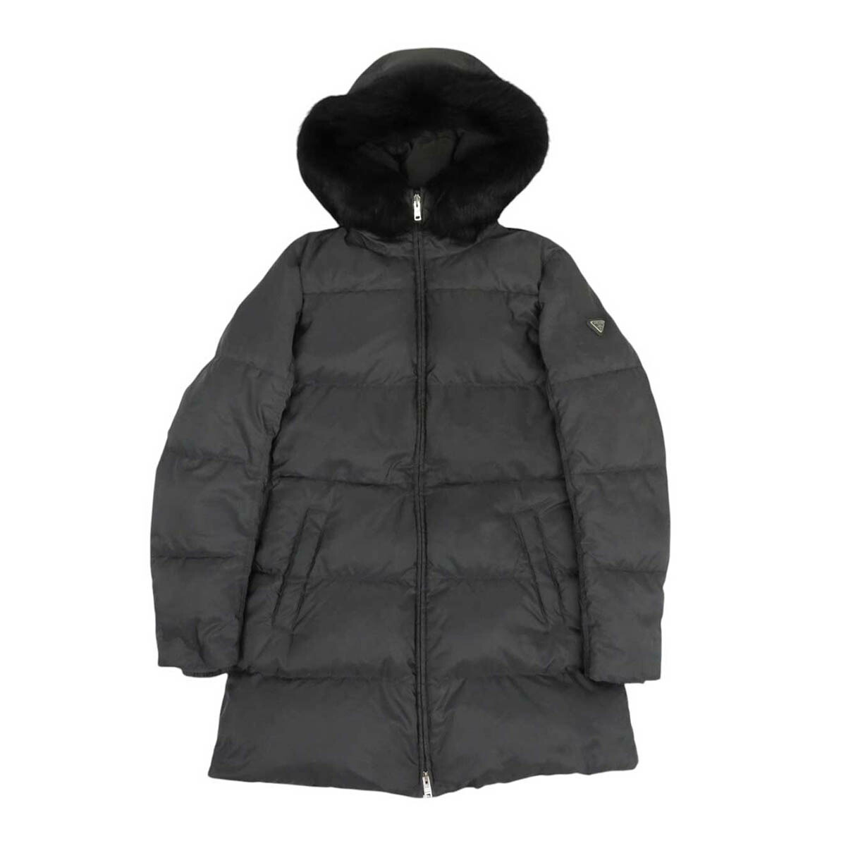 【美品】PRADA プラダ レディース フード付きショートダウンジャケット PRADA((29X544))((選べるお色))ショートダウン (PRADA/ダウン