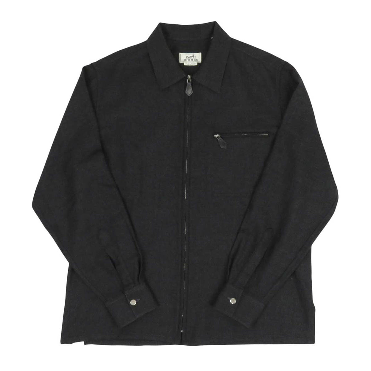 HERMÈS PARIS | マルジェラ期 極上スエードレザーシャツ42 HERMÈS PARIS | マルジェラ期 極上スエードレザーシャツ42