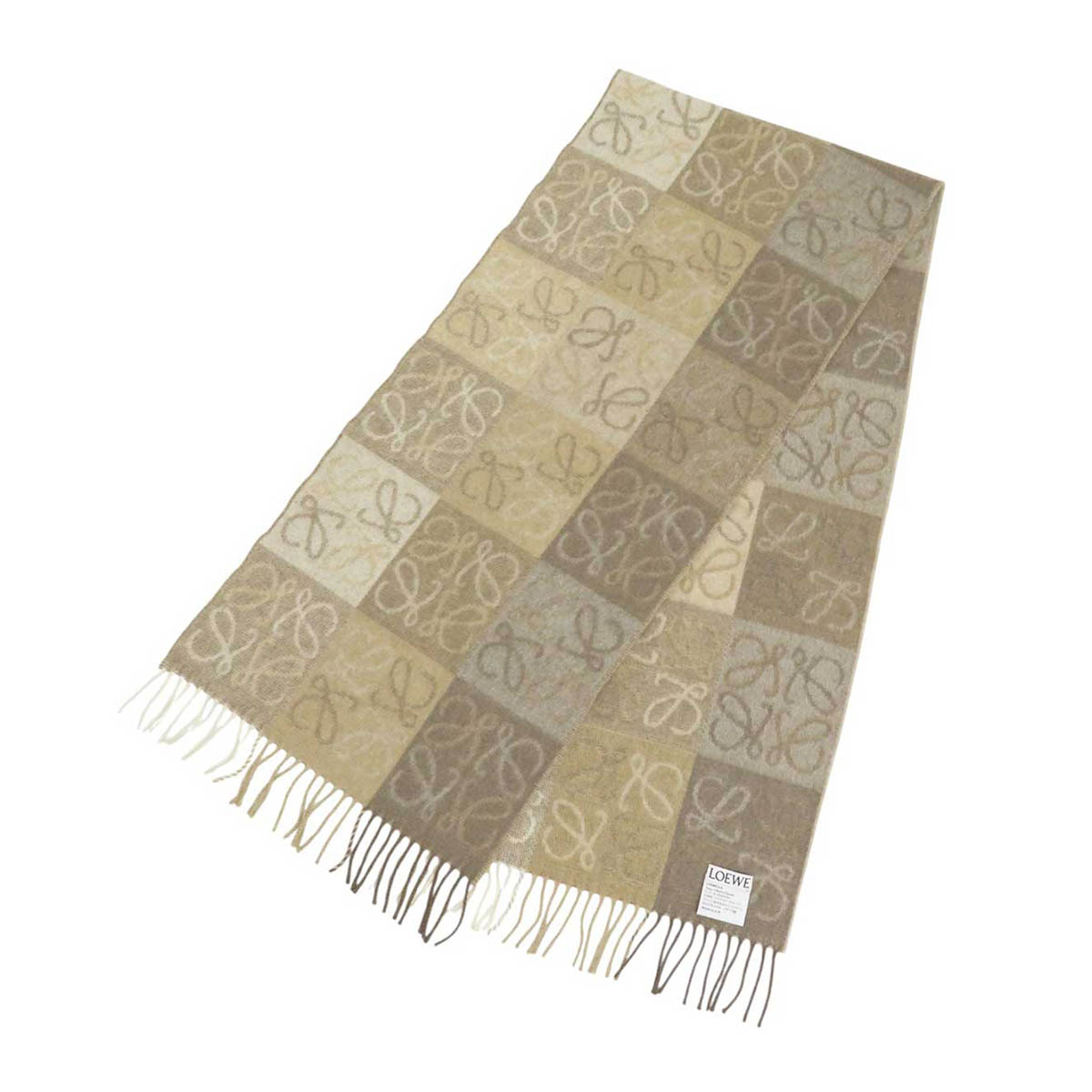 楽天市場】□新品同様□ LOEWE ロエベ アナグラム スカーフリング