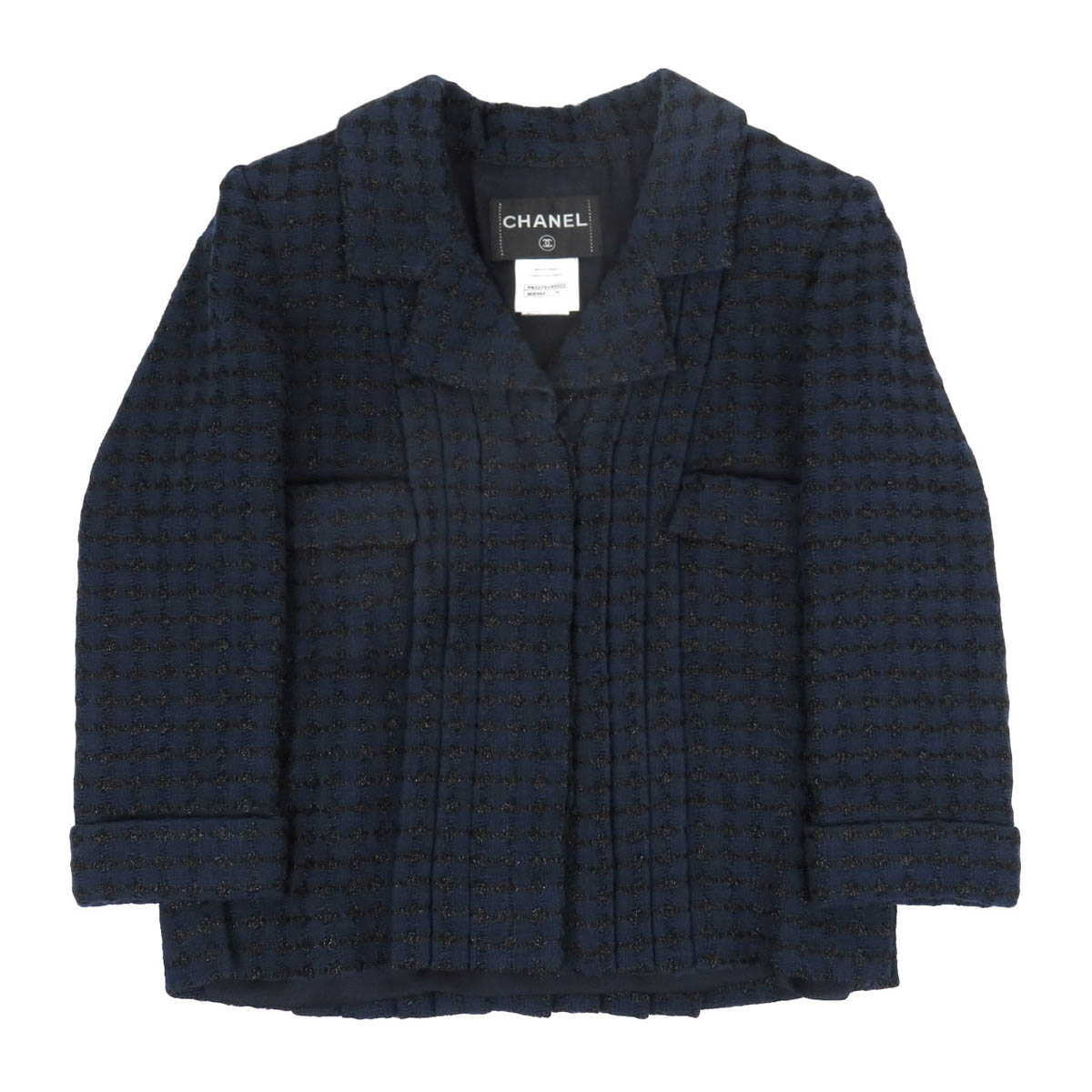 楽天市場】シャネル ココマーク ツイード テーラードジャケット