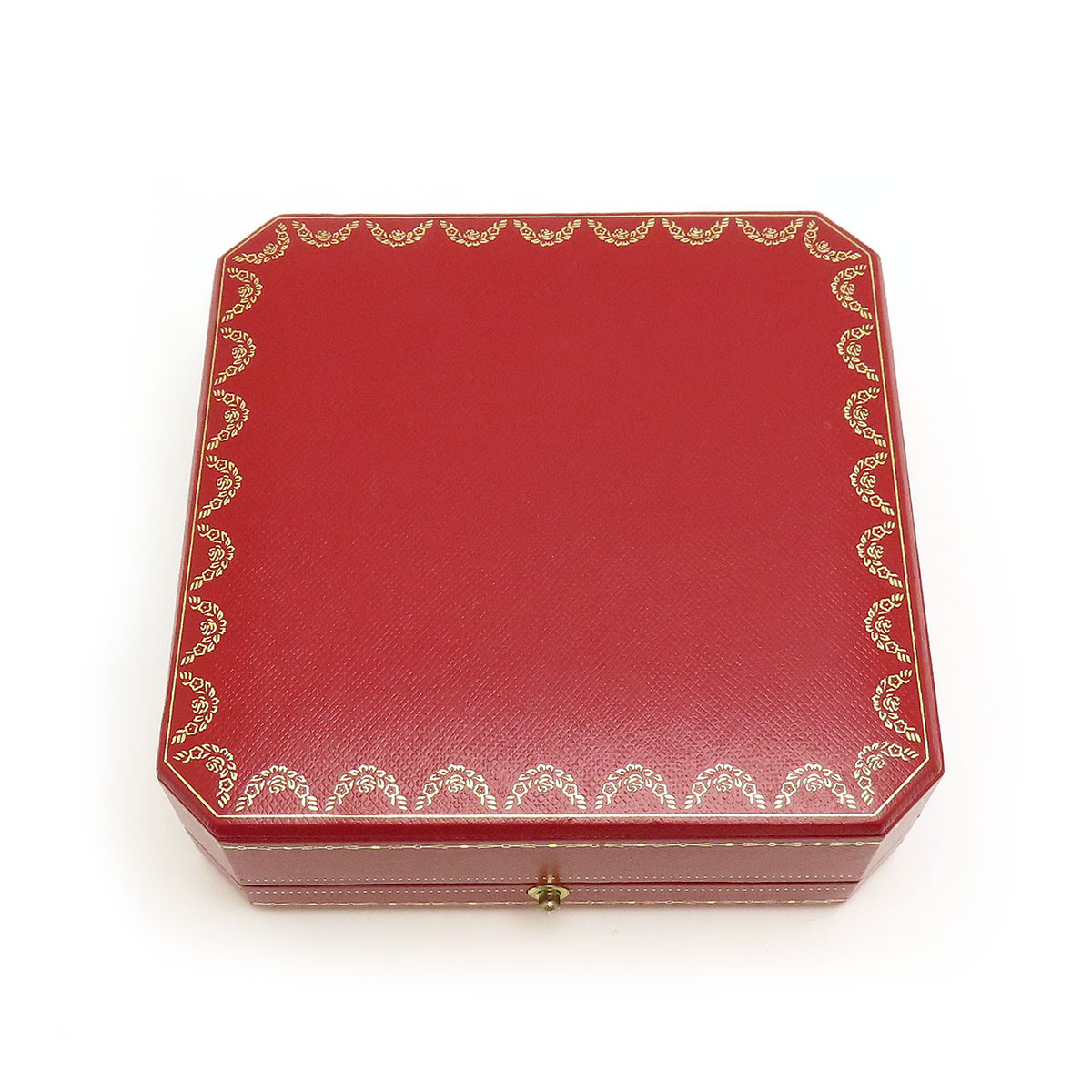 Cartier 赤 レザー ギフトボックス　特大　ネックレスケース　空箱 Cartier カルティエ 箱 ケース ネックレス用 アクセサリー用 BOX