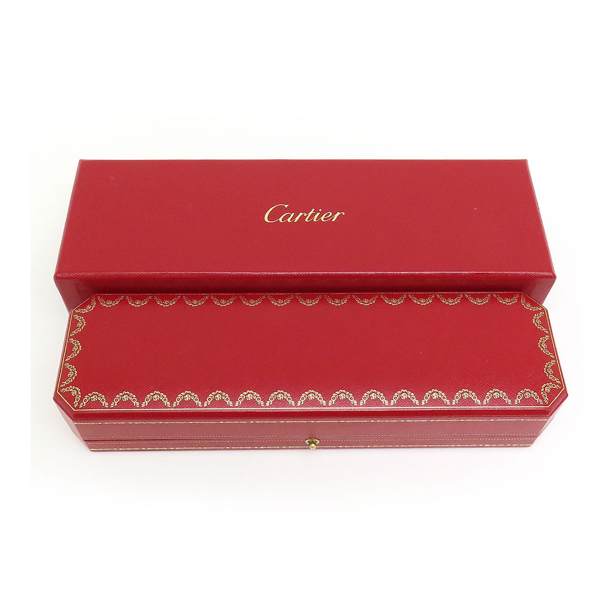 Cartier ジュエリーケース ネックレス 空箱 【大】 Cartier カルティエ 箱 ケース ネックレス用 アクセサリー用 BOX