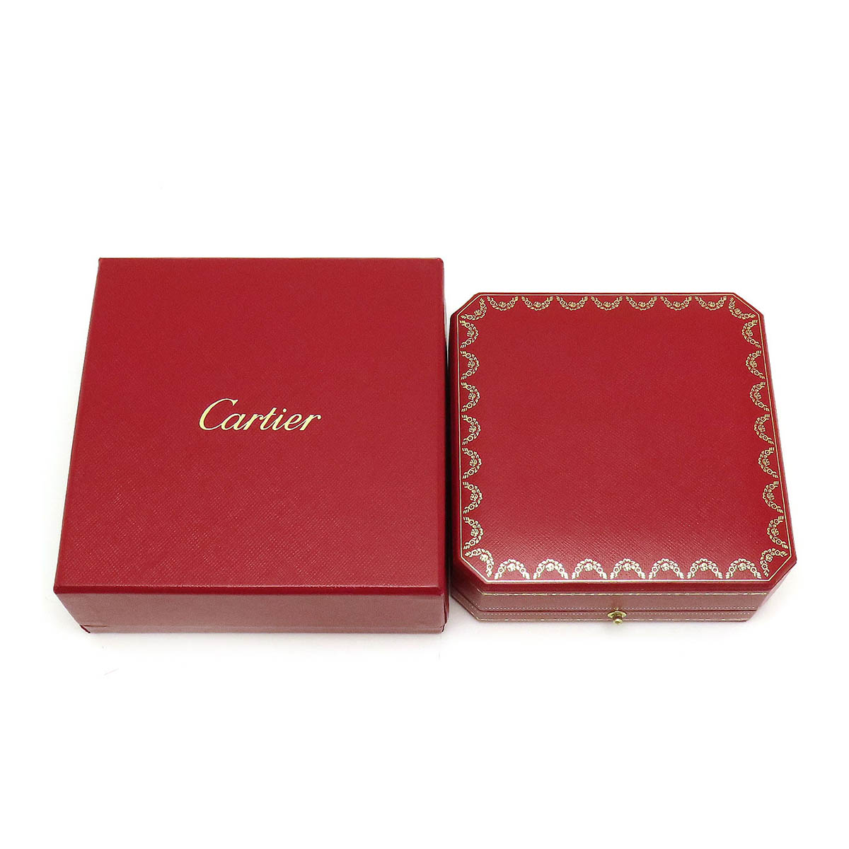 【未使用】Cartier カルティエ レッドレザーブレスレット ボックス ITGD9DE3C222 Cartier カルティエ ブレスレット ジュエリー 空箱
