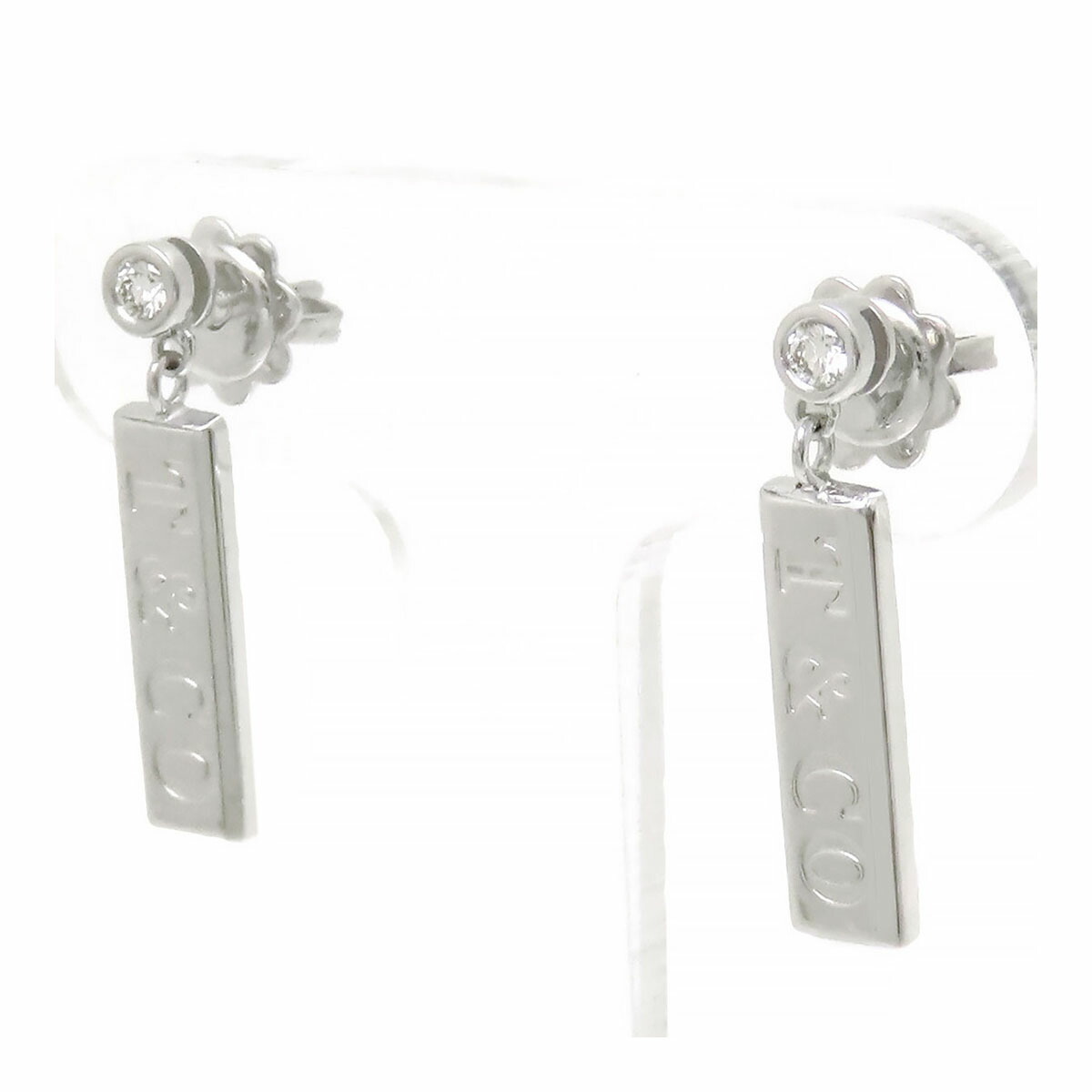 希少✨Tiffany ティファニー ピアス フックピアス ナロー バー ドロップ 希少品 ティファニー スネーク ドロップ ピアス イヤリング