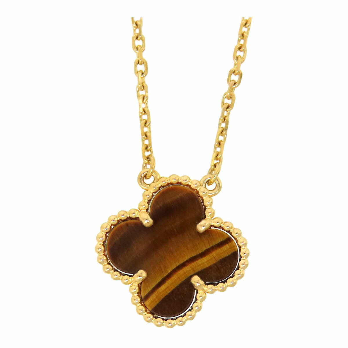 美品 Van Cleef＆Arpels ヴィンテージアルハンブラ ネックレス VanCleef & Arpels ヴァンクリーフ&アーペル ヴィンテージ
