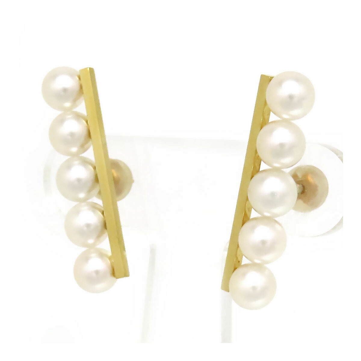 楽天市場】タサキ バランス プラス パール 真珠 ピアス K18ピンク