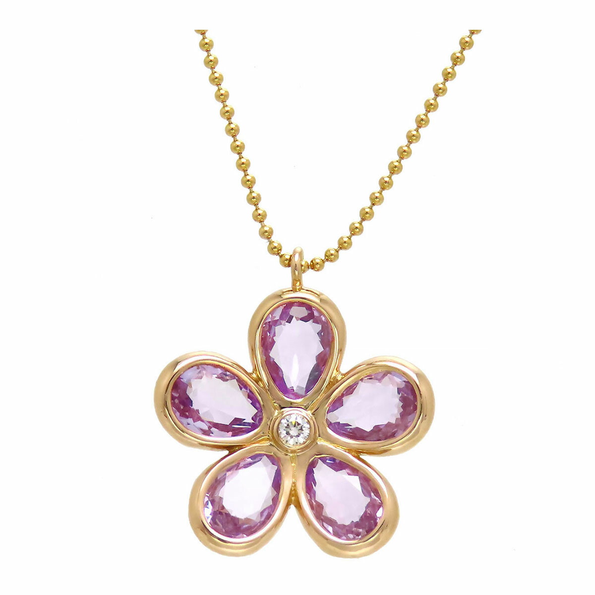 Tiffany & Co. ガーデンフラワー ネックレス　PT950 TIFFANY&Co. (美品) ティファニー TIFFANY ガーデン フラワー