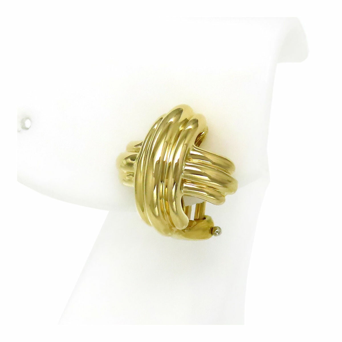 楽天市場】ティファニー グルーブド コンビイヤリング/Sv925×K18/750