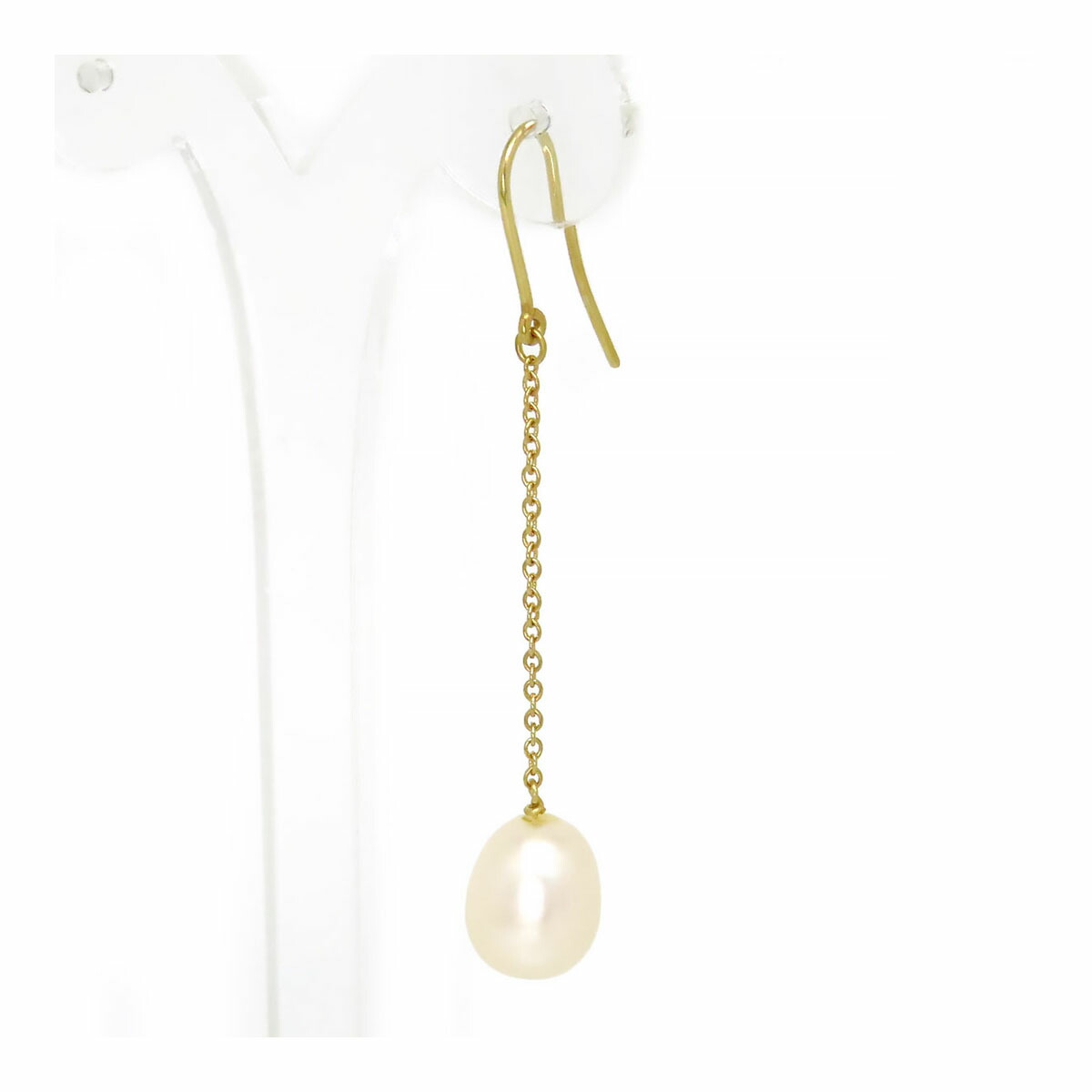 ティファニー　ホワイトパール チェーン付きピアス(片耳用) ティファニー Tiffany & Co. パールチェーンピアス ホワイトパール