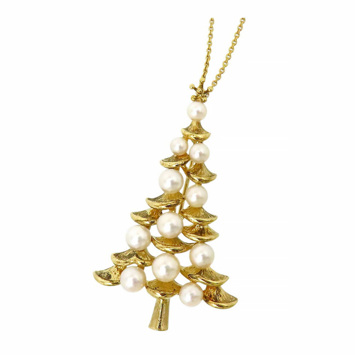 楽天市場】【ジュエリー】MIKIMOTO ミキモト パール 4m/m ピンブローチ