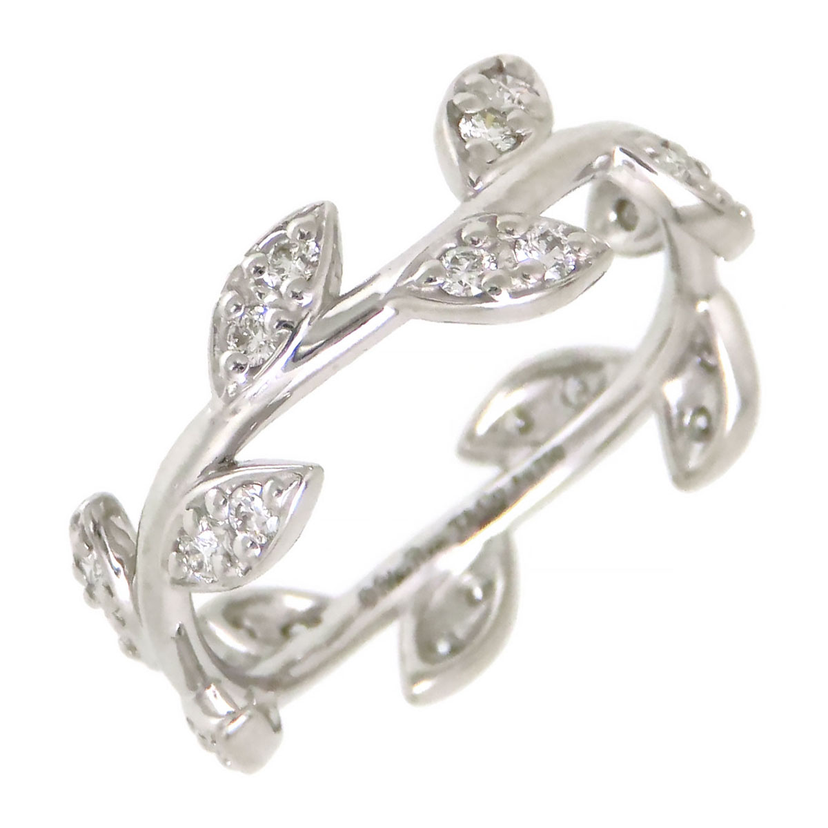 ★SALE★【ティファニー】オリーブリーフ　バイパス　リング　９号　2417 ☆SALE☆【ティファニー】オリーブリーフ バイパス リング 9号 2417