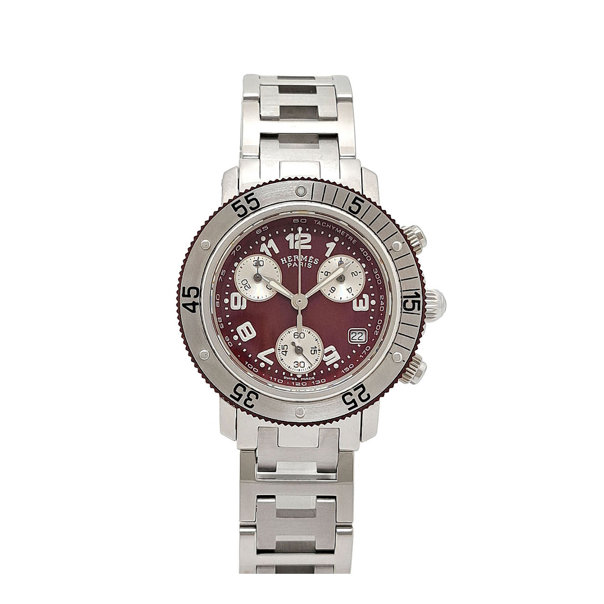 楽天市場】エルメス HERMES クリッパー ダイバー クロノグラフ CL2 318