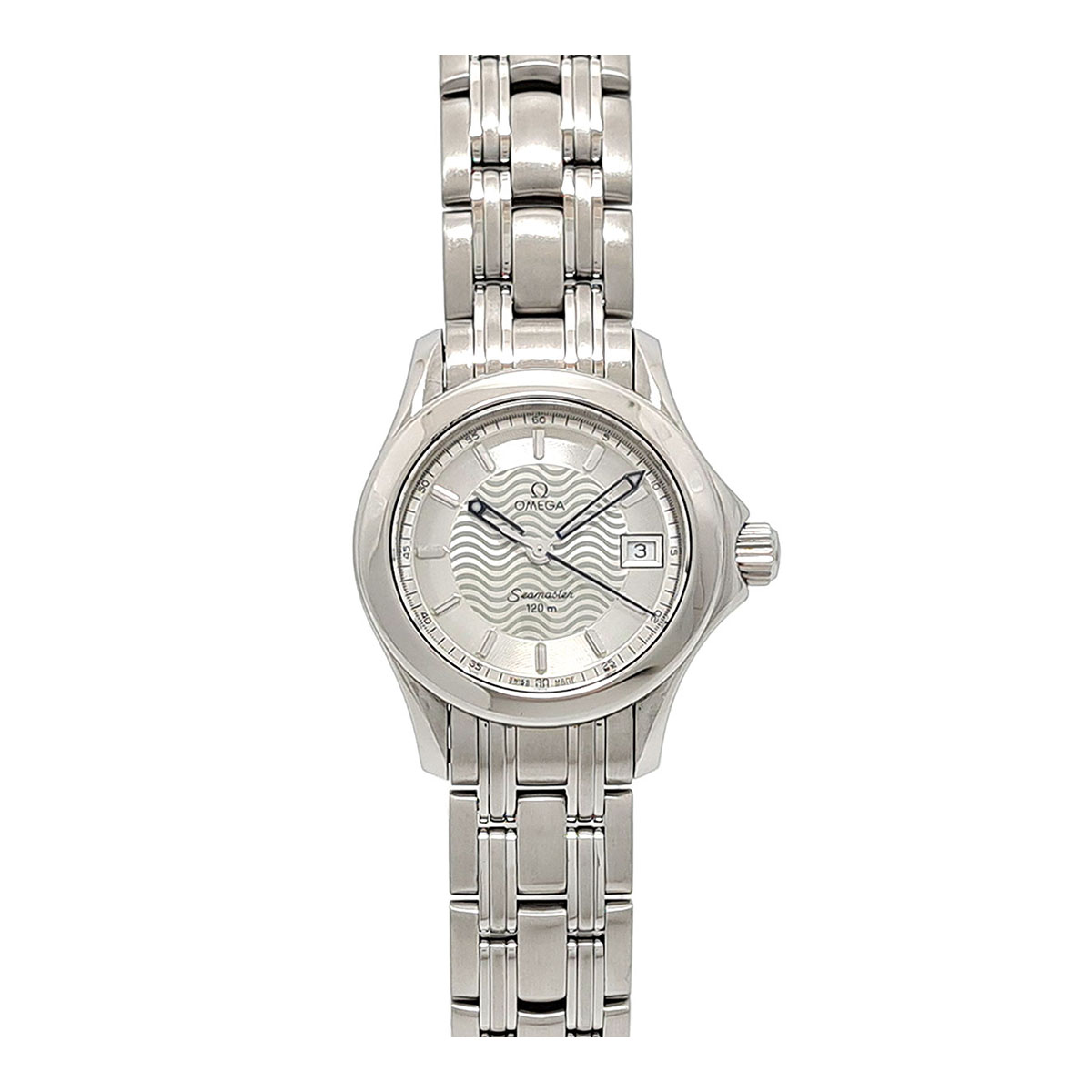 楽天市場】OMEGA オメガ シーマスター 120m ホワイトシェル文字盤