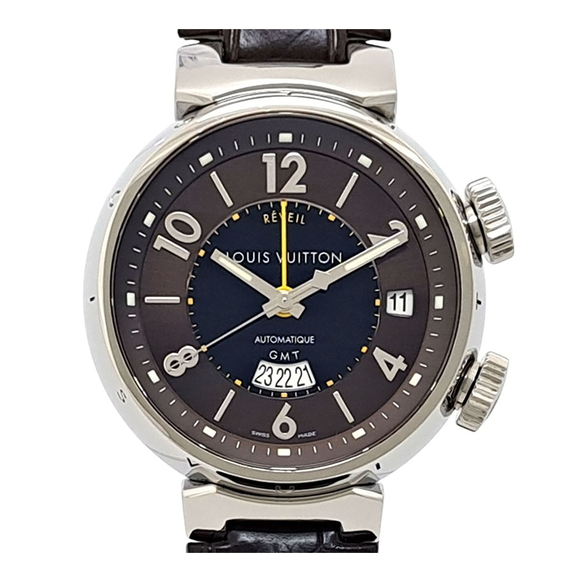 楽天市場】LOUIS VUITTON ルイヴィトン タンブール GMT Q1131