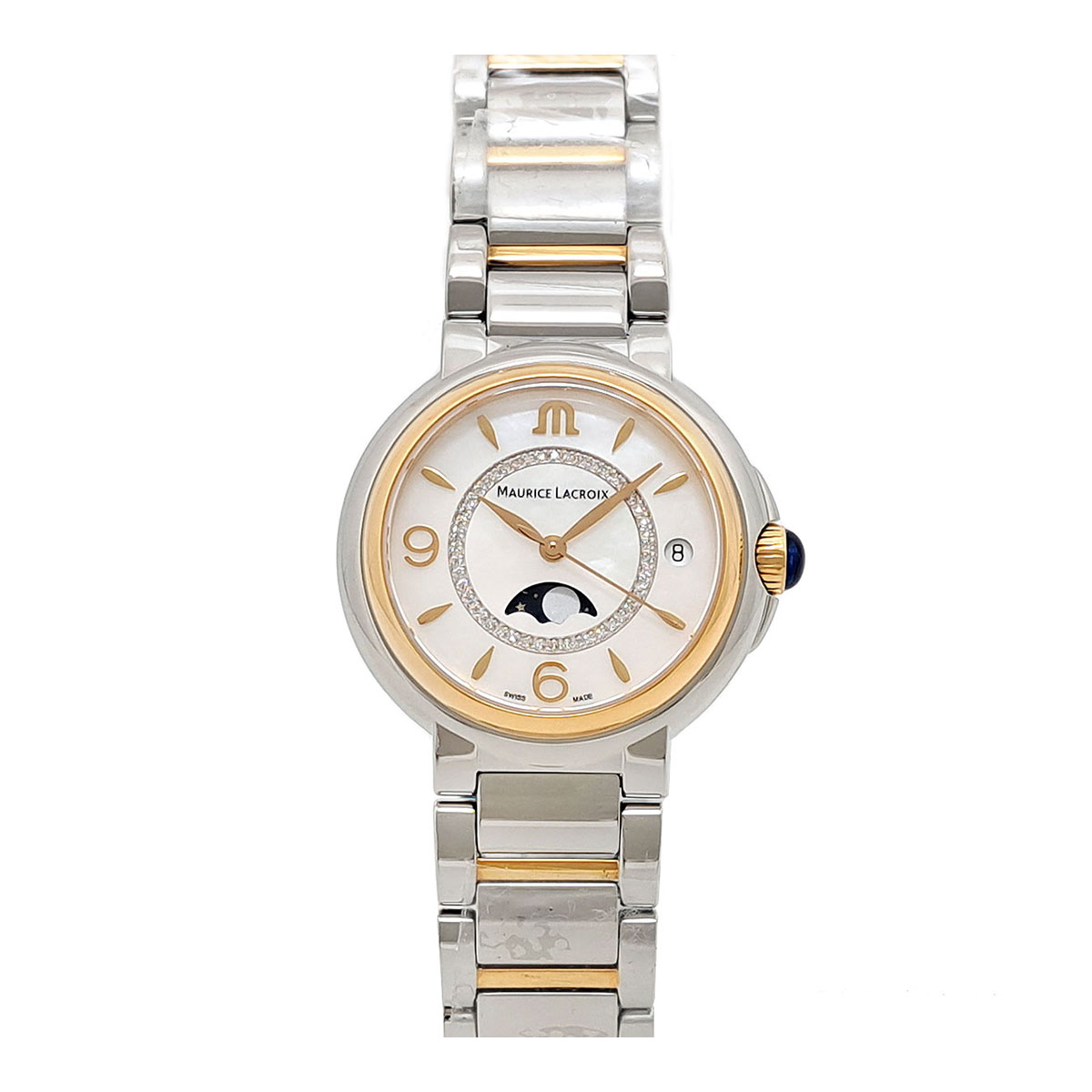 楽天市場】MAURICE LACROIX モーリスラクロア カリプソ 5324 デイト 白