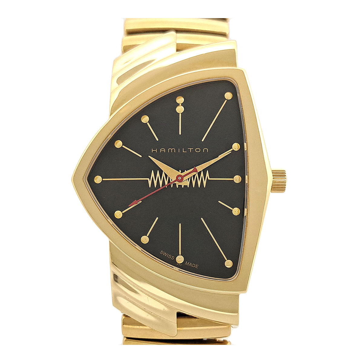 楽天市場】希少品 電池交換済 HAMILTON ハミルトン ベンチュラ H244210