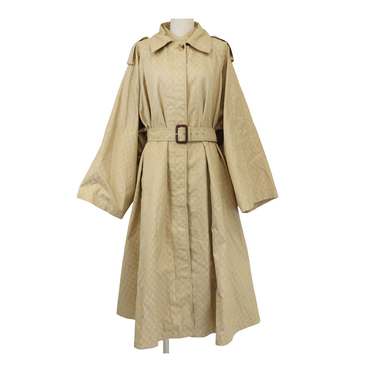 楽天市場】【美品】 GUCCI / グッチ | 総裏地 ベルト付き ロング