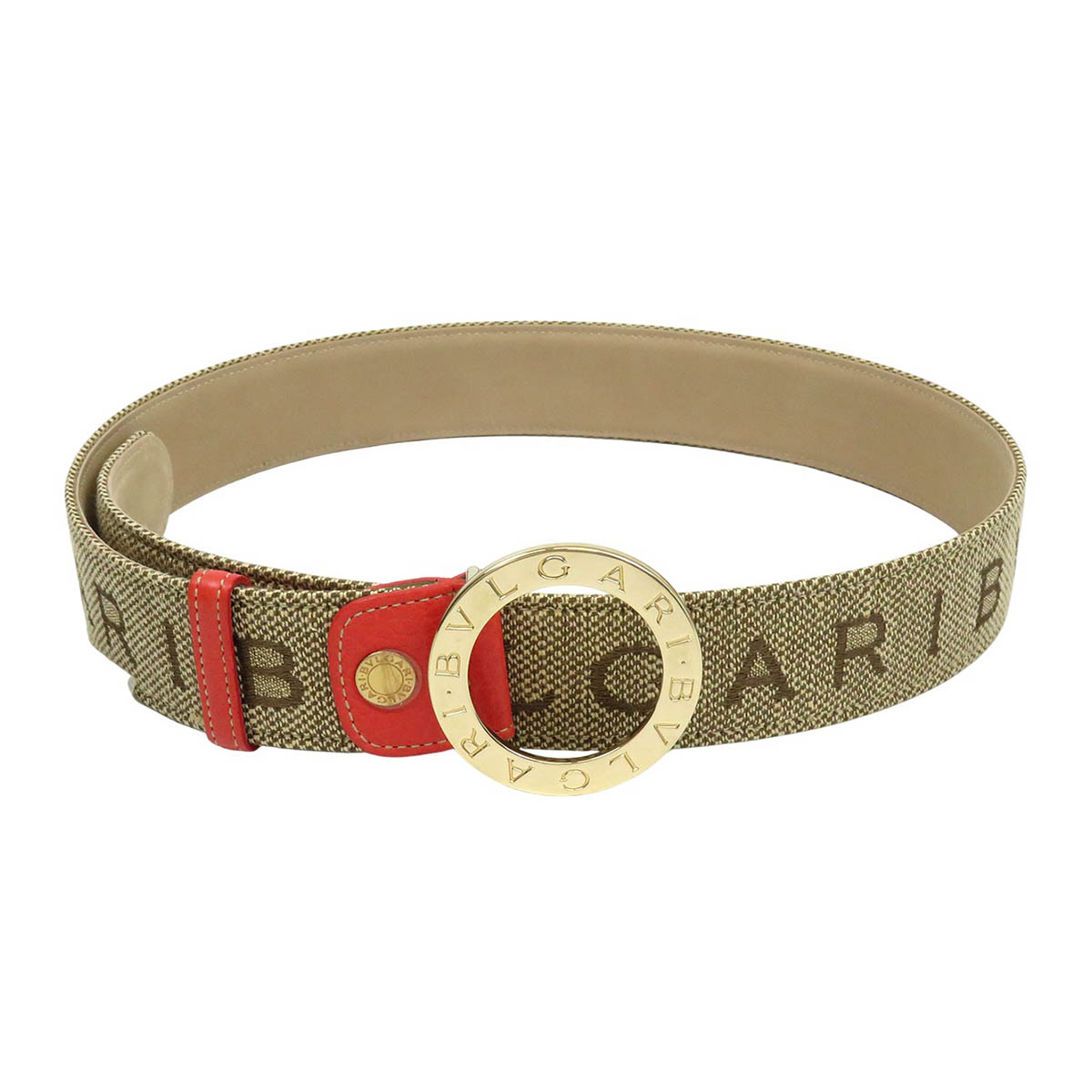 楽天市場】BVLGARI ブルガリ ロゴマニア ベルト デニム キャンバス