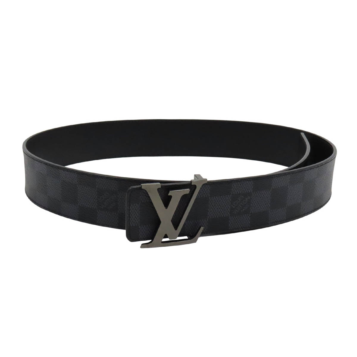 ルイヴィトン 三尺帯 LV かしら文字 三尺帯 40MM ダミエグラフィット 85/34 M0213 ユニ一発やる 薄墨色 黒いこと LOUIS VUITTON 【中古】 【御召しもの・小物】