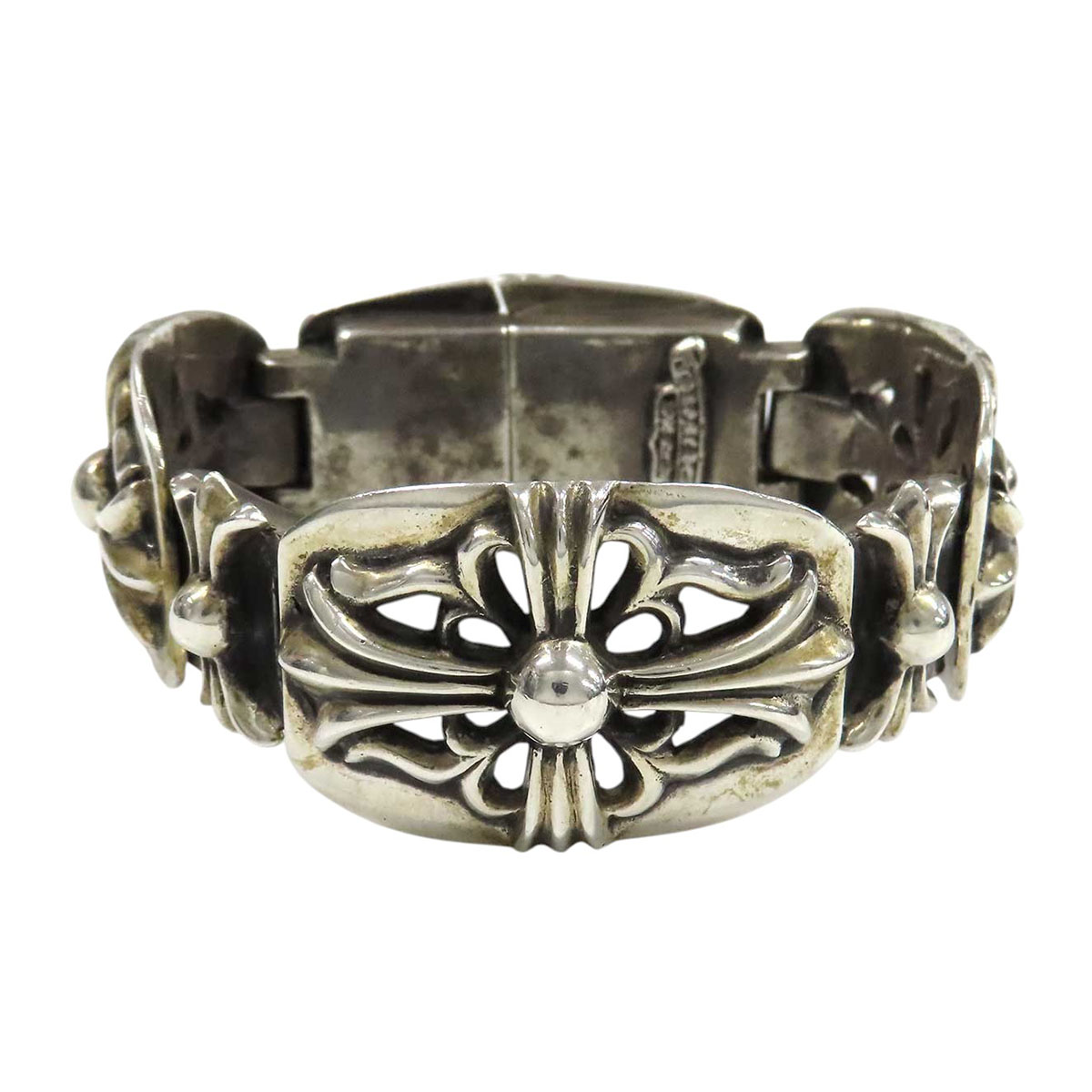 クロムハーツ 古典派音楽 GK 繋がり 腕輪 Sterling ユニ一発やる CHROME HEARTS 【中古】 【御召しもの・小物】