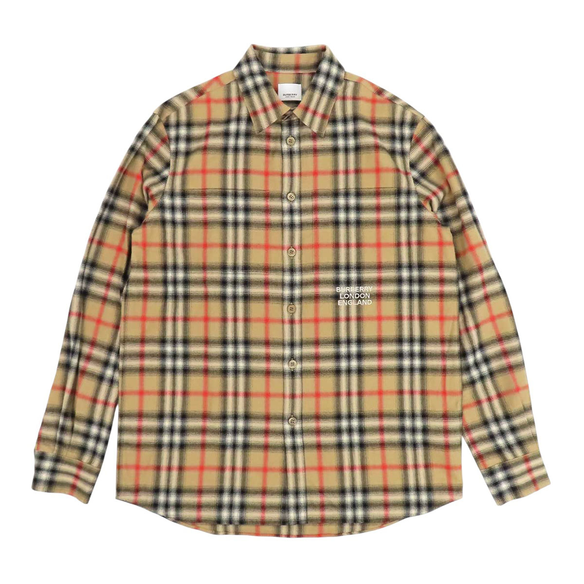 バーバリー ノバチェック ロング捩り プルオーバー 8036773 メンズ ベージュ BURBERRY 【中古】 【御召しもの・小物】