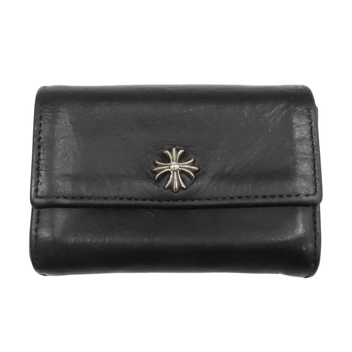クロムハーツ タイニー ウォレット ユニセックス ブラック CHROME HEARTS 【中古】 【アパレル・小物】｜TS Trading Co Ltd