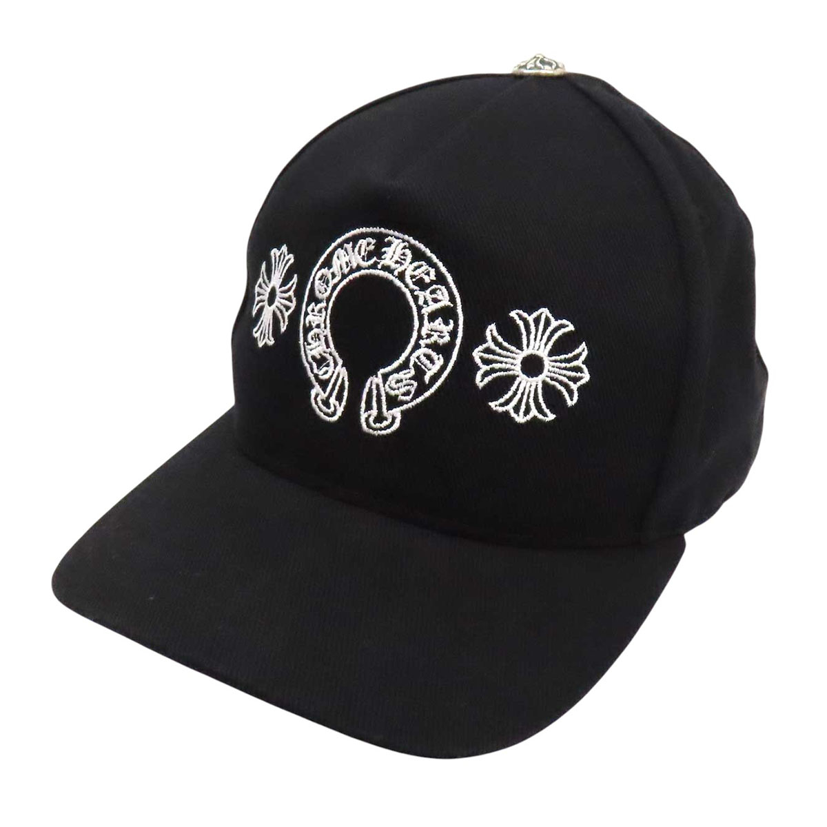 クロムハーツ CHプラス ホースシュー ベースボールキャップ ユニセックス ブラック CHROME HEARTS 【中古】 【アパレル・小物】|TS Trading Co Ltd