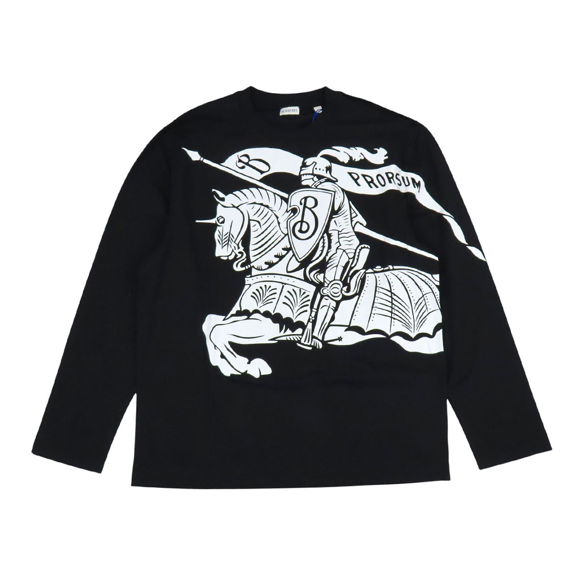 バーバリー EKD ロングスリーブ Tシャツ 8095157 メンズ ブラック BURBERRY [未使用品] 【中古】 【アパレル・小物】｜TS Trading Co Ltd