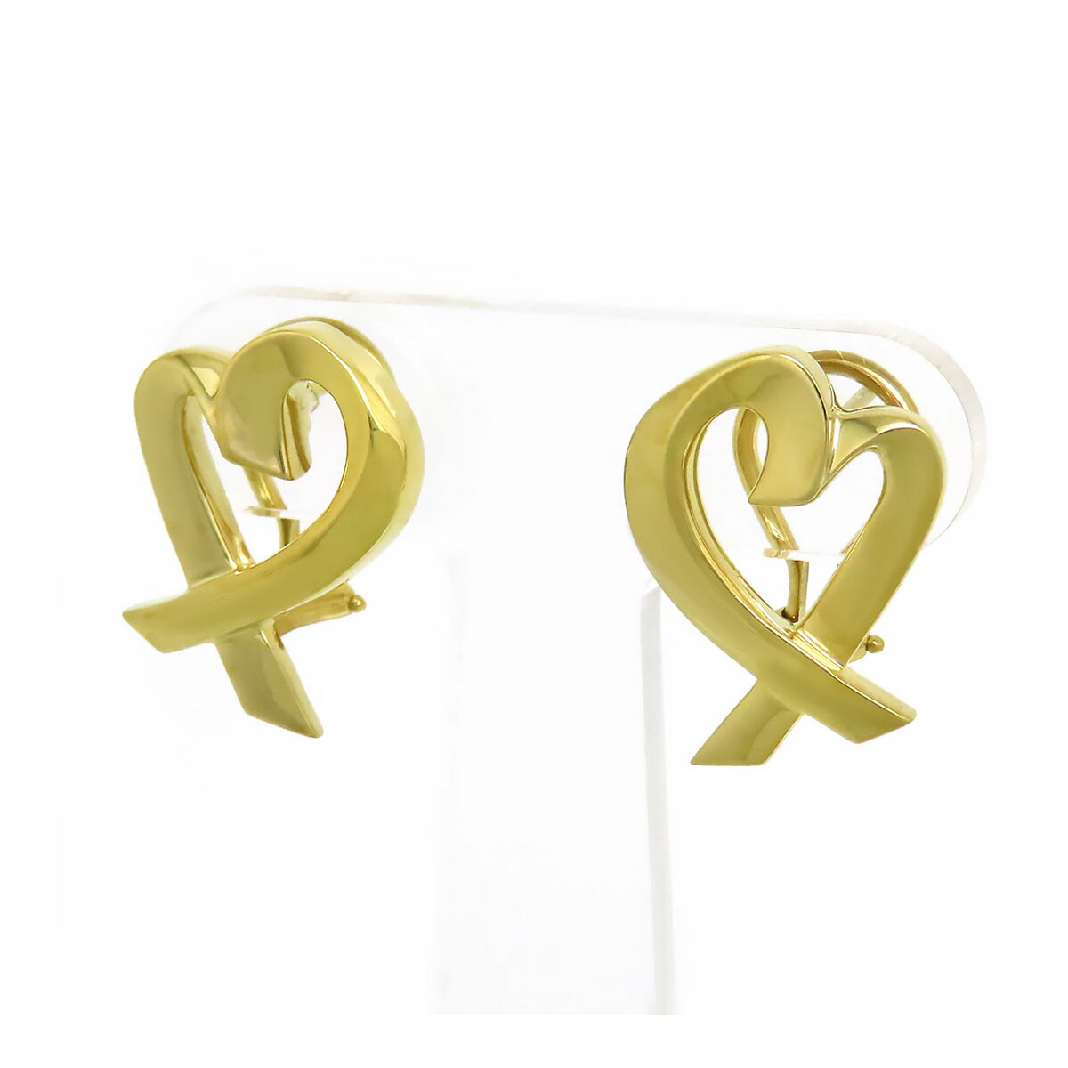 楽天市場】ティファニー グラフティ LOVE シングル ピアス K18ピンク